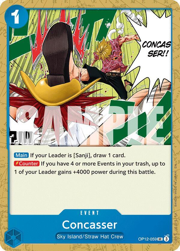 Concasser card artwork