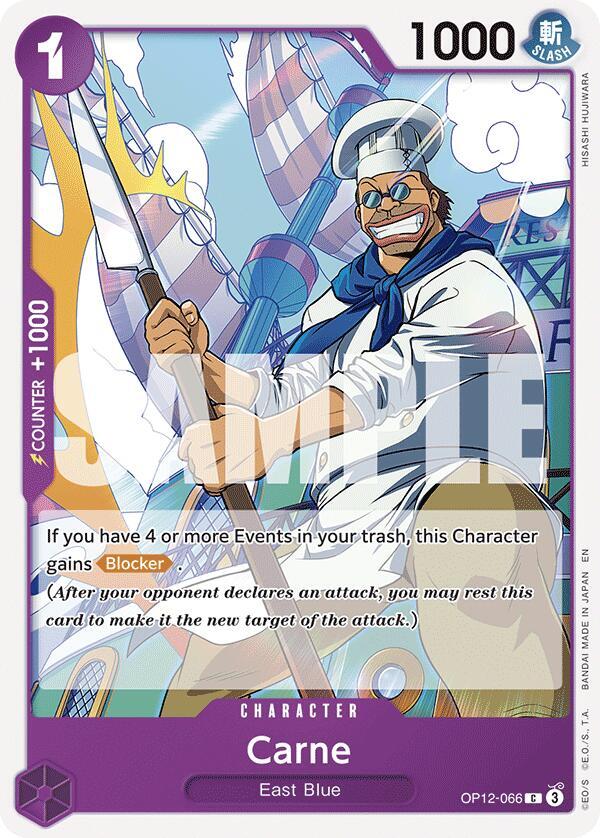 Carne card artwork