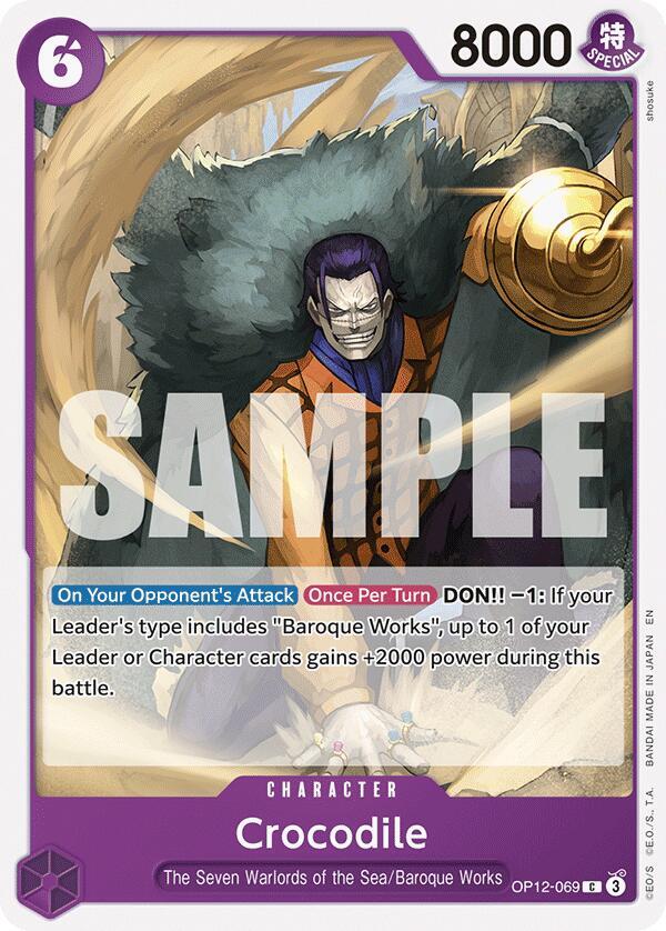 Crocodile card artwork