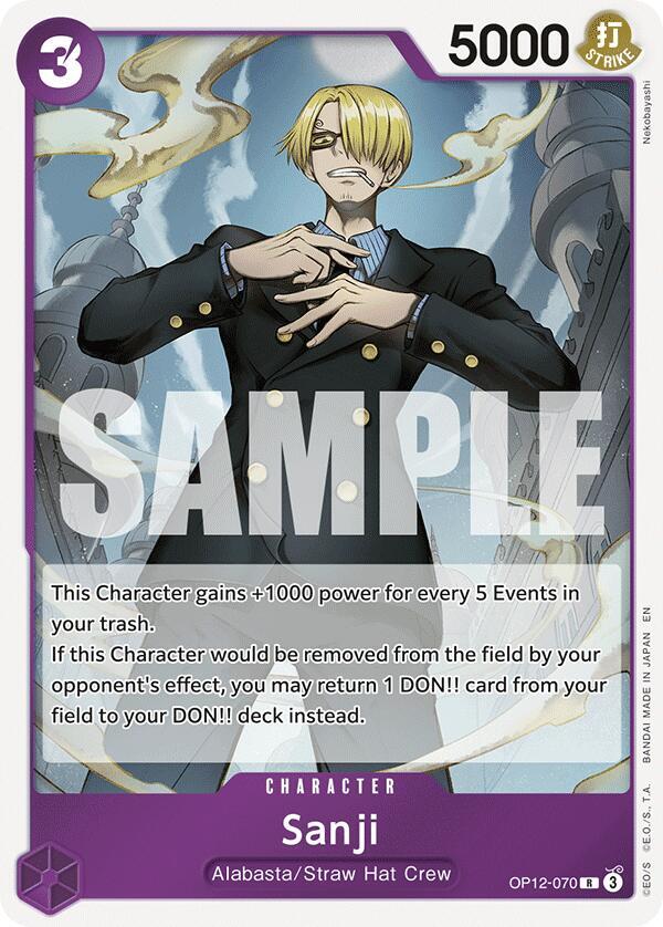 Sanji (070) card artwork