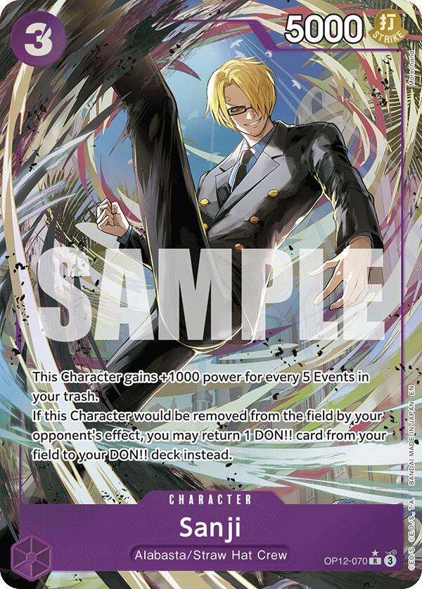 Sanji (070) (Alternate Art) card artwork