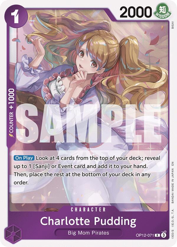Charlotte Pudding card artwork