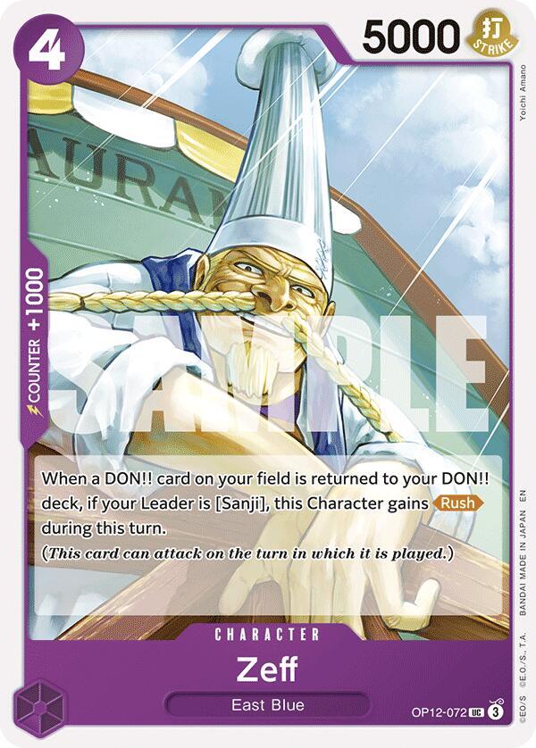 Zeff card artwork