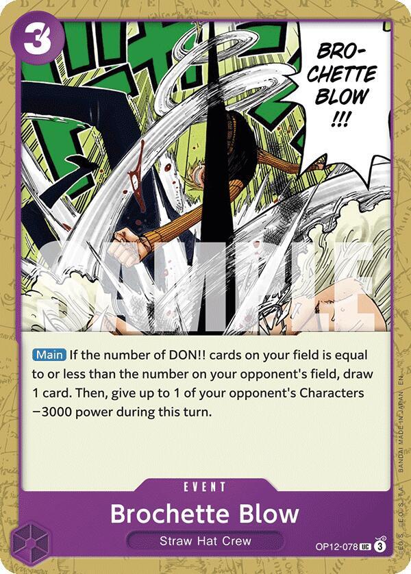 Brochette Blow card artwork
