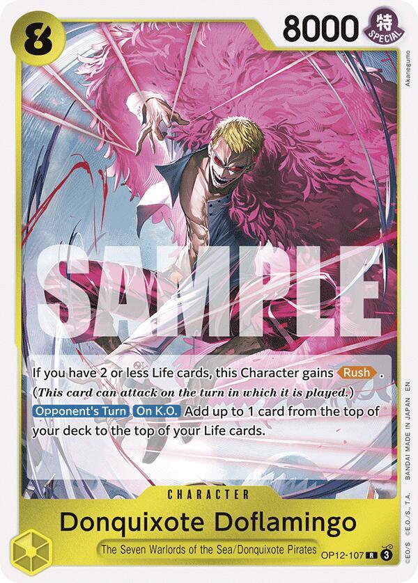 Donquixote Doflamingo card artwork
