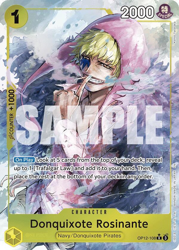 Donquixote Rosinante (108) (Alternate Art) card artwork