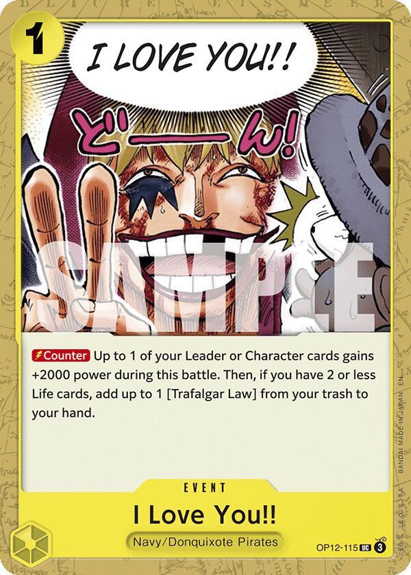 I Love You!! card artwork
