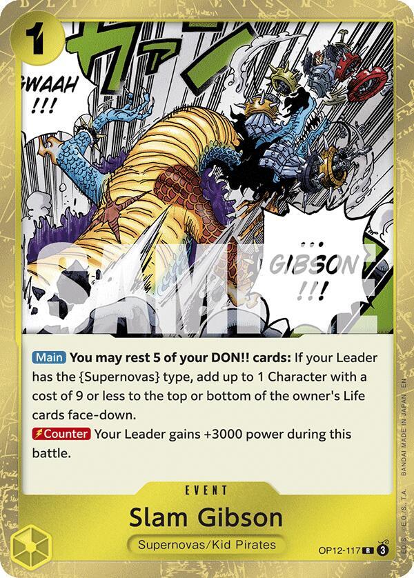 Slam Gibson card artwork