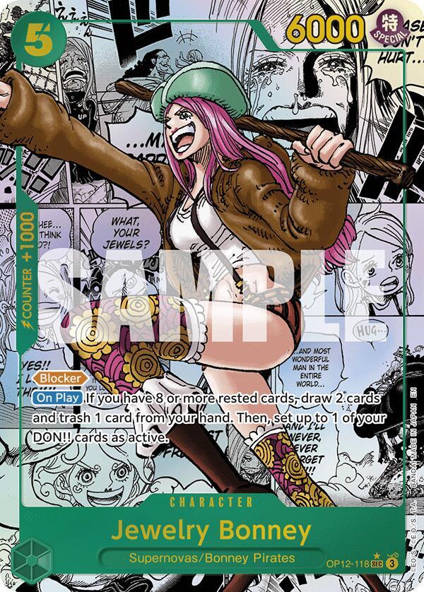 Jewelry Bonney (118) (Manga) card artwork