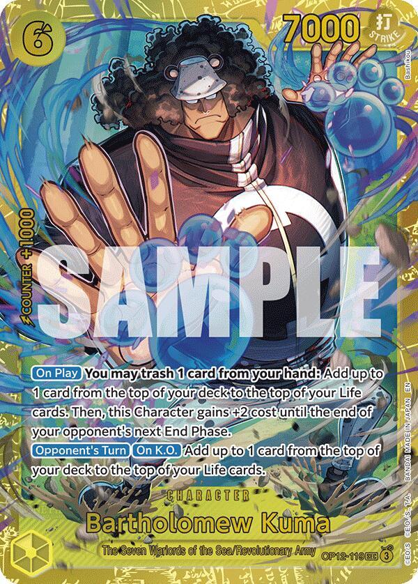Bartholomew Kuma card artwork