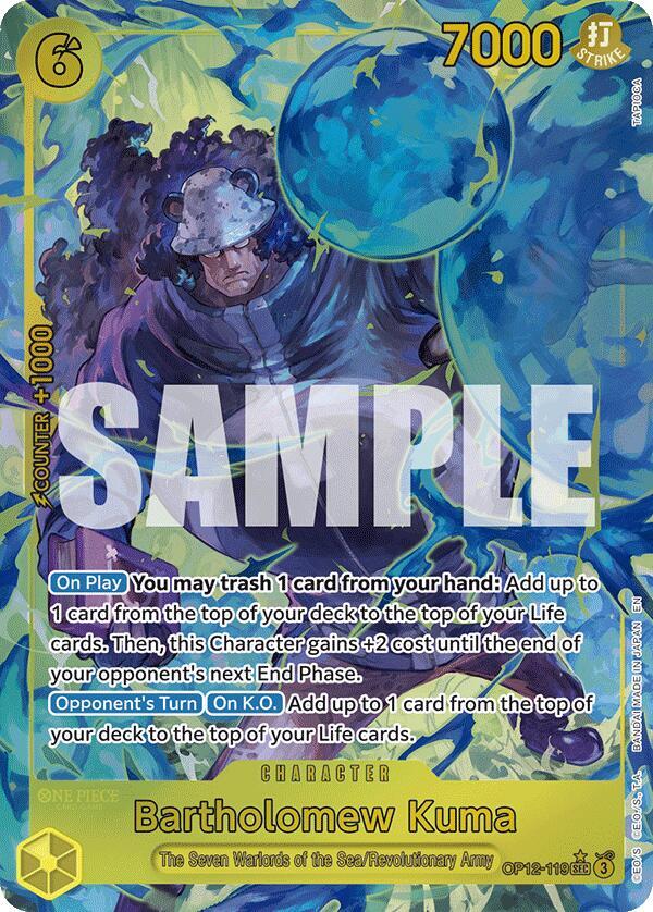 Bartholomew Kuma (Alternate Art) card artwork