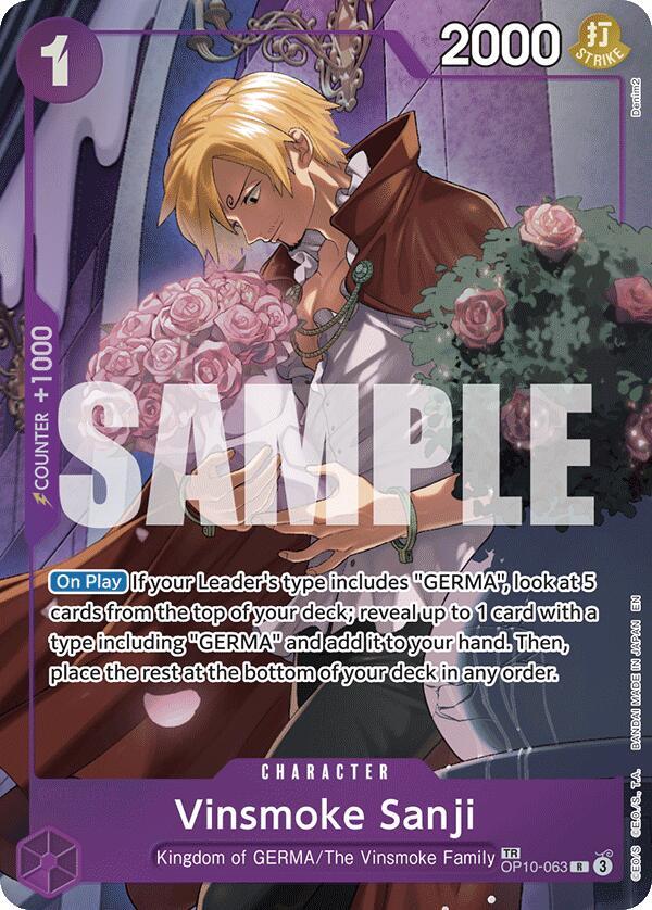Vinsmoke Sanji (TR) card artwork