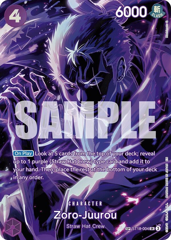 Zoro-Juurou (SP) card artwork
