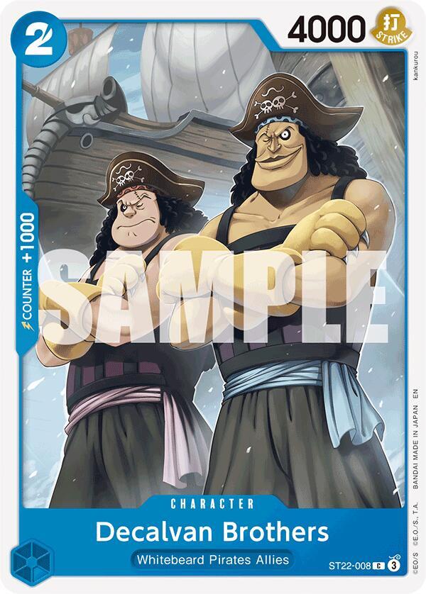 Decalvan Brothers card artwork