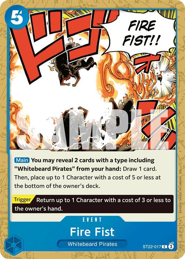 Fire Fist card artwork