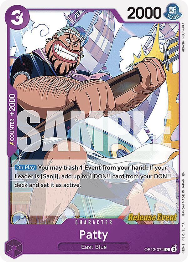 Patty card artwork