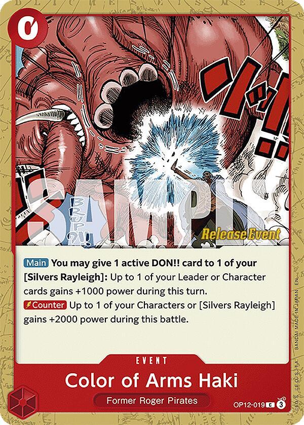 Color of Arms Haki card artwork