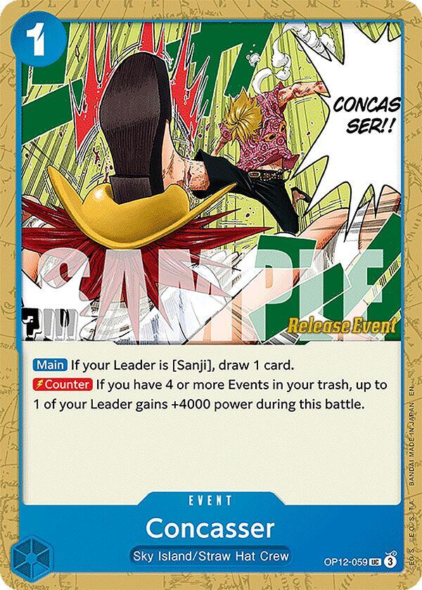 Concasser card artwork