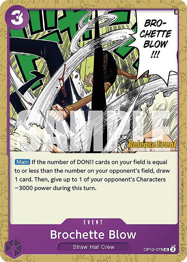 Brochette Blow card artwork