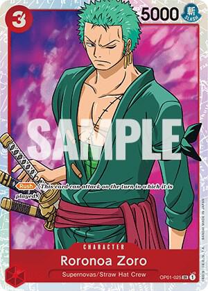 Roronoa Zoro (025) card artwork