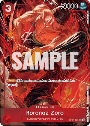Roronoa Zoro (025) (Parallel) card artwork