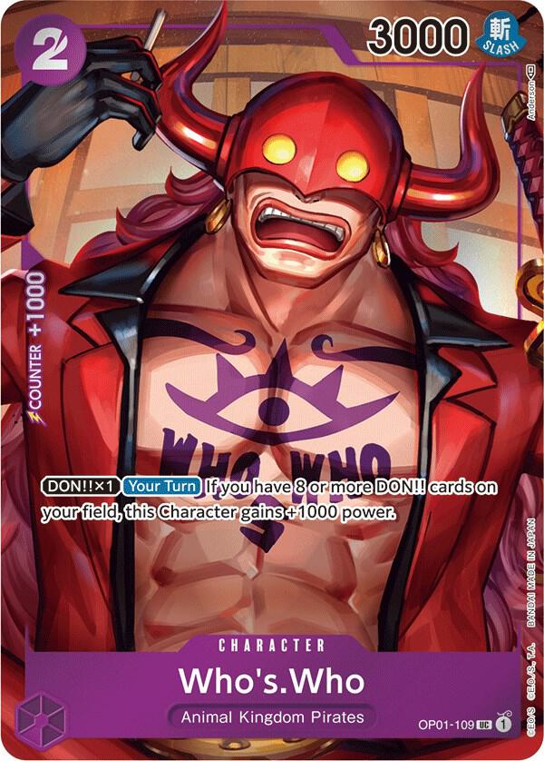 Who's.Who (Box Topper) card artwork