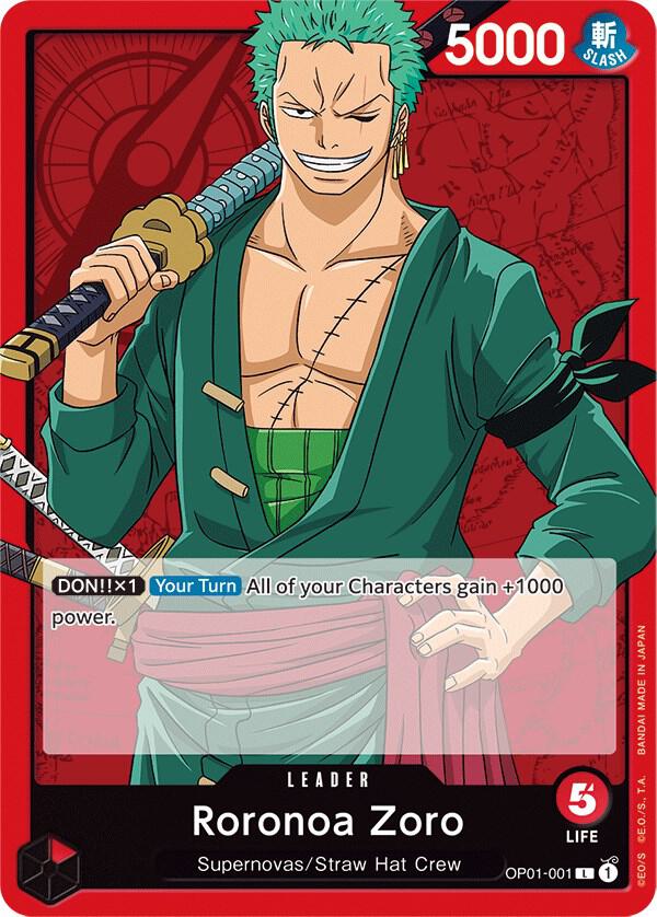 Roronoa Zoro (001) card artwork