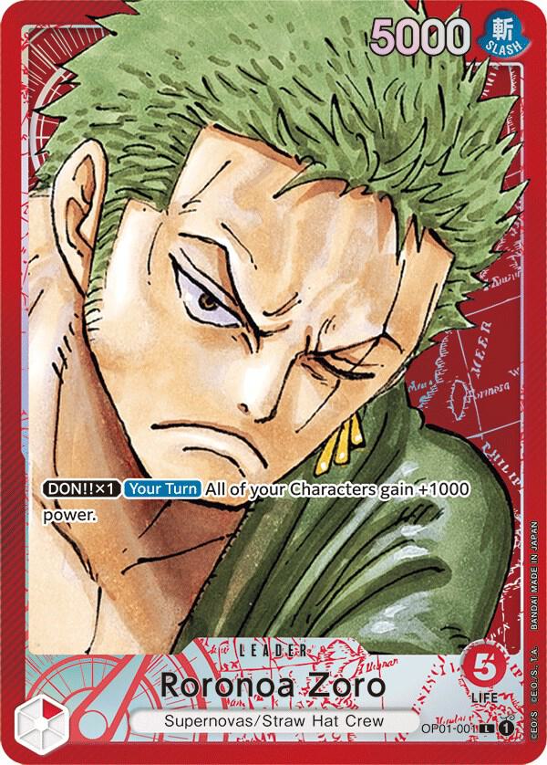 Roronoa Zoro (001) (Parallel) card artwork