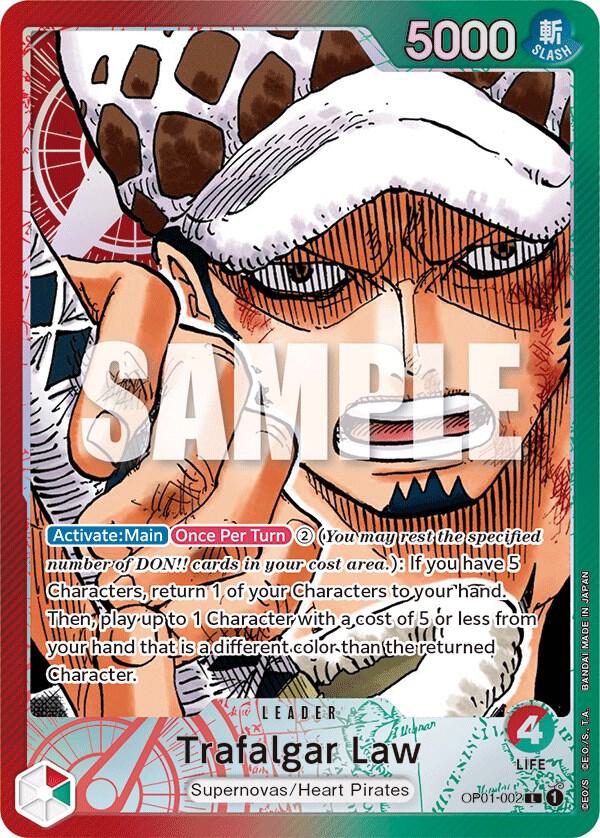 Trafalgar Law (002) (Parallel) card artwork