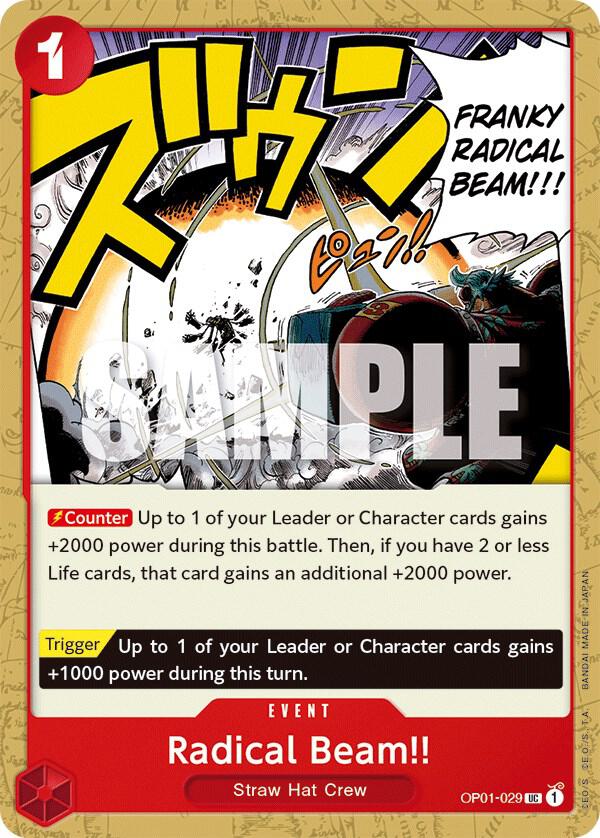 Radical Beam!! card artwork