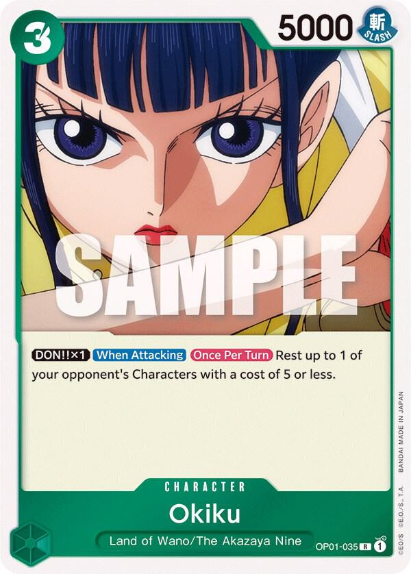 Okiku card artwork