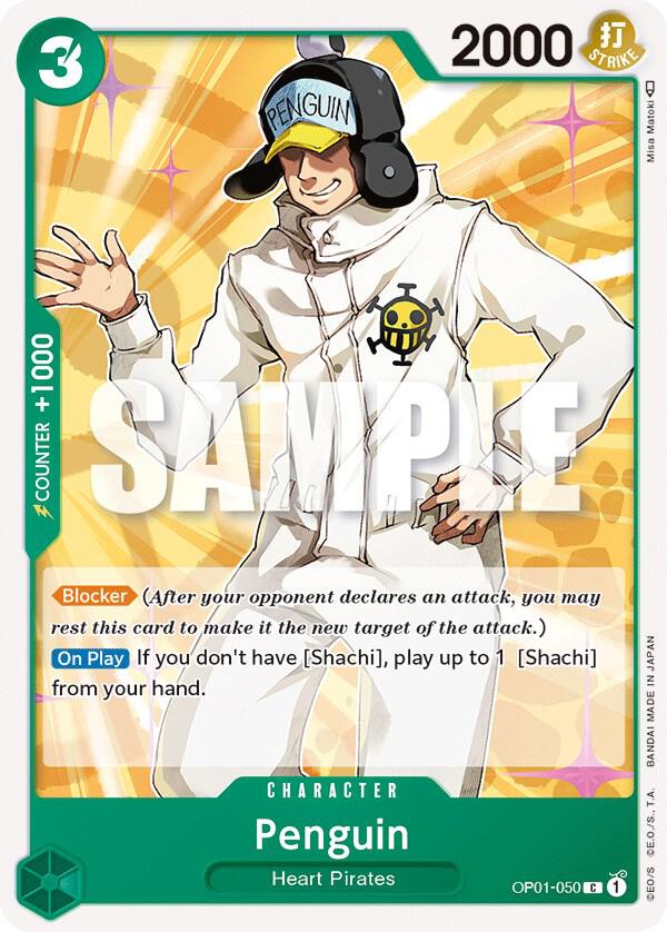 Penguin card artwork