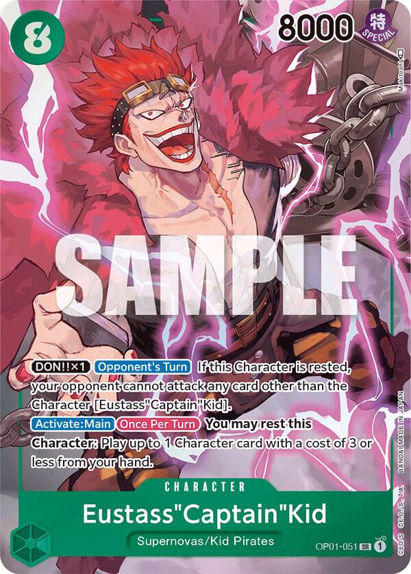 Eustass"Captain"Kid (Parallel) card artwork