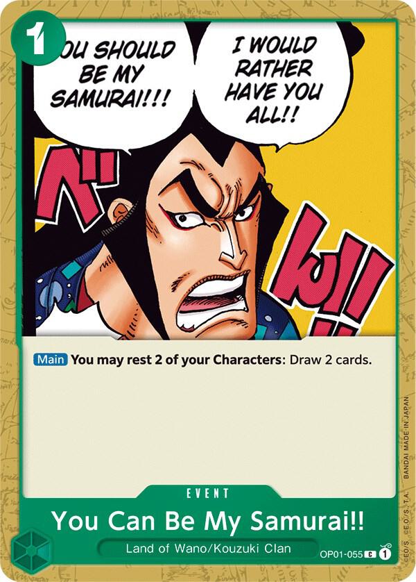 You Can Be My Samurai!! card artwork