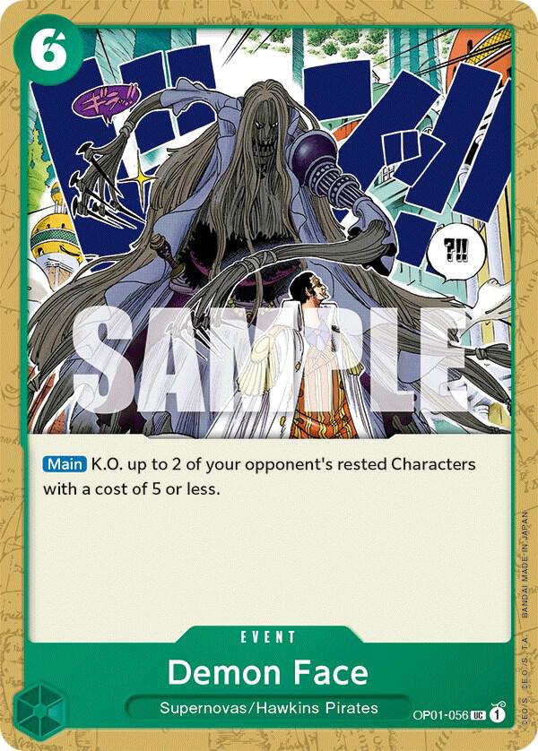 Demon Face card artwork
