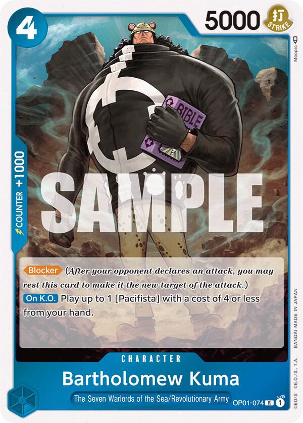 Bartholomew Kuma card artwork
