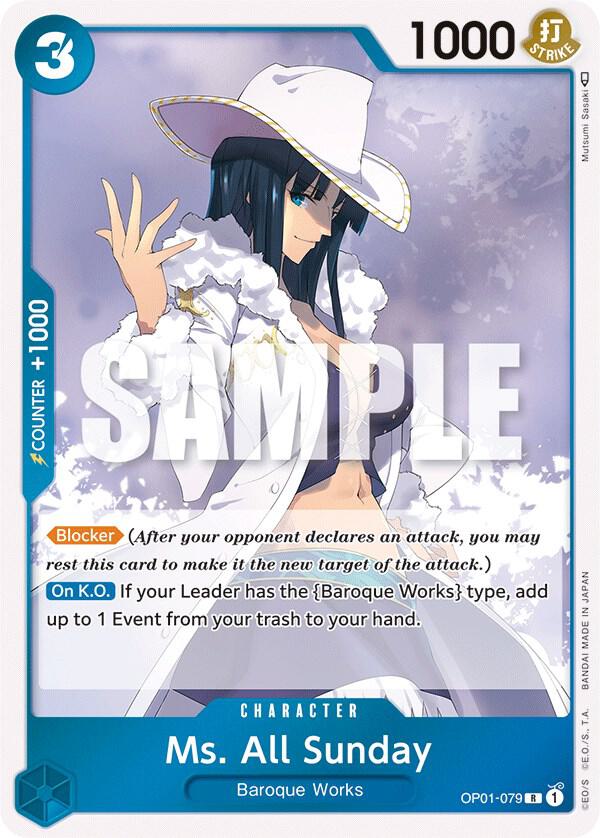 Ms. All Sunday card artwork