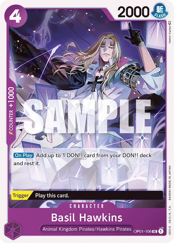 Basil Hawkins card artwork