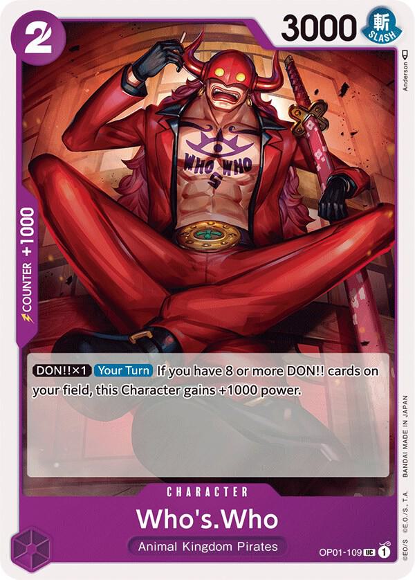 Who's.Who card artwork
