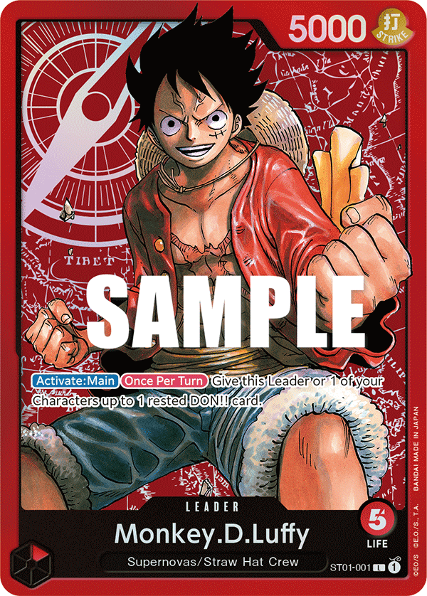 Monkey.D.Luffy (001) card artwork