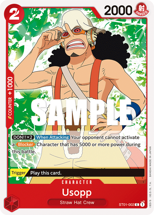 Usopp card artwork