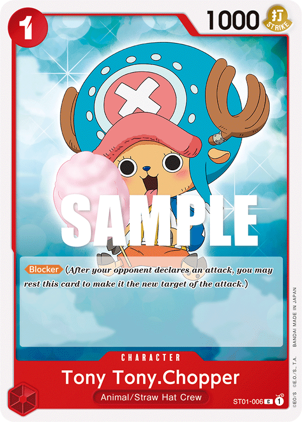 Tony Tony.Chopper card artwork