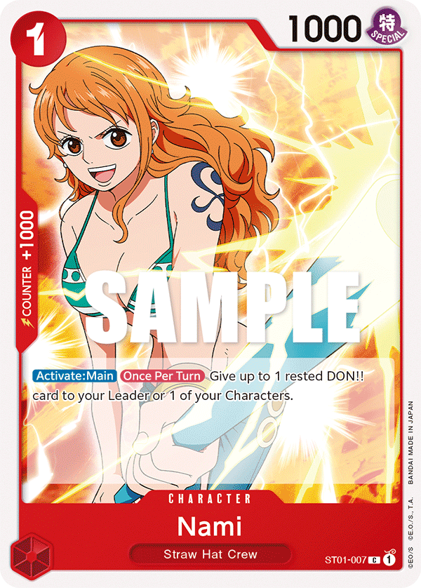 Nami card artwork