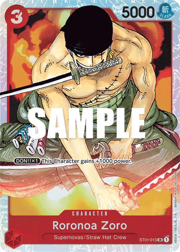 Roronoa Zoro card artwork