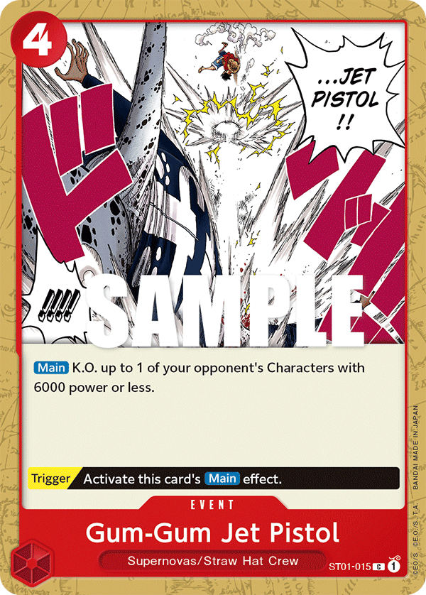 Gum-Gum Jet Pistol card artwork