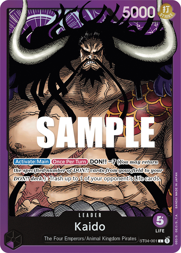 Kaido (001) card artwork