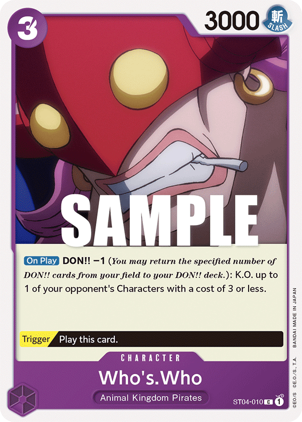 Who's.Who card artwork