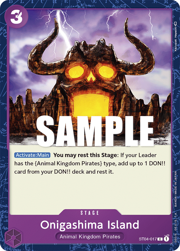 Onigashima Island card artwork