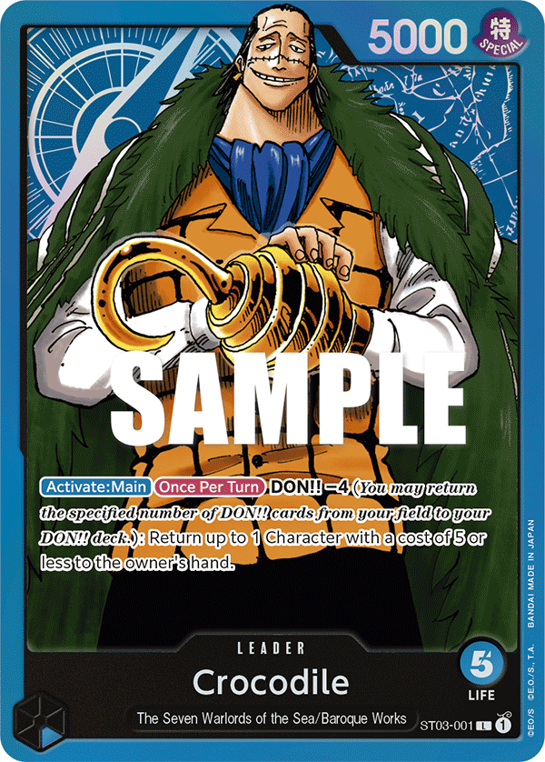 Crocodile (001) card artwork