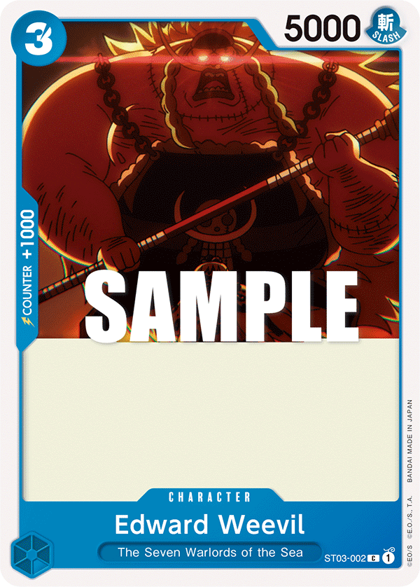Edward Weevil card artwork